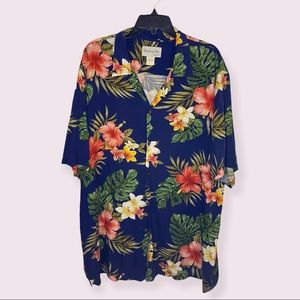 Vintage Bishop St. Hawaiian. Print Men’s XL Shirt - Excellent Condition